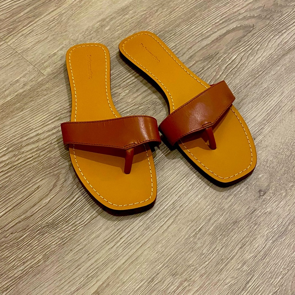 reformation leather sandals